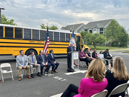 Rep. Connolly Announces New Electric School Buses for Fairfax County